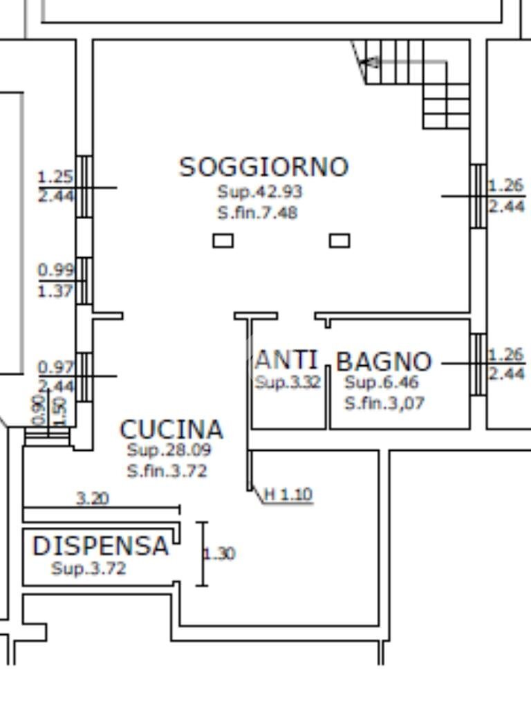 Terraced Villa Via Modena Carpi, Soliera - floor plans 1