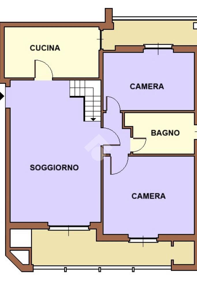 Trilocale Via oglio, Cesate - planimetria 1