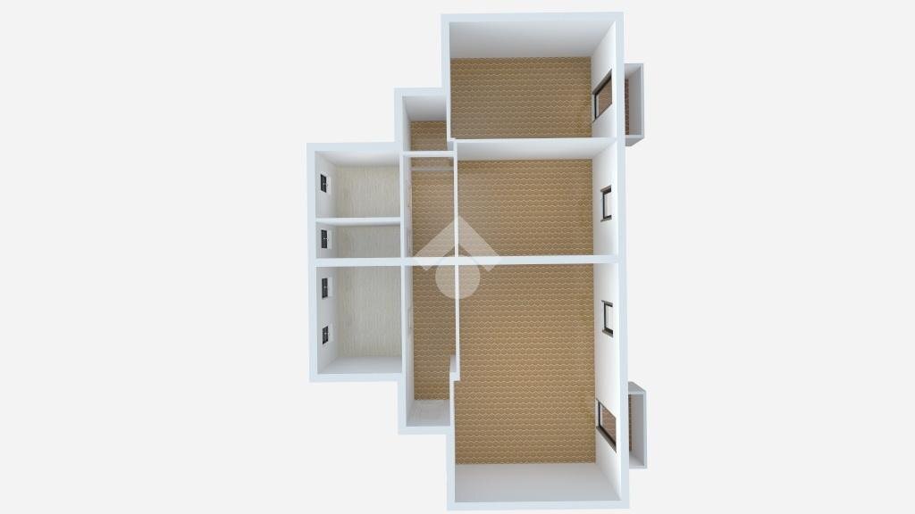 Three-room apartment Via Marco D'Agrate, Milano - floor plans 1