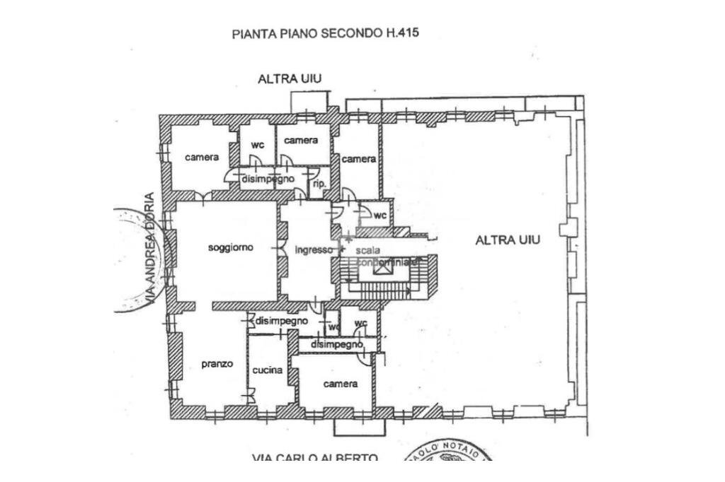 Appartamento Via carlo alberto, Torino (zona Centro) - planimetria 1