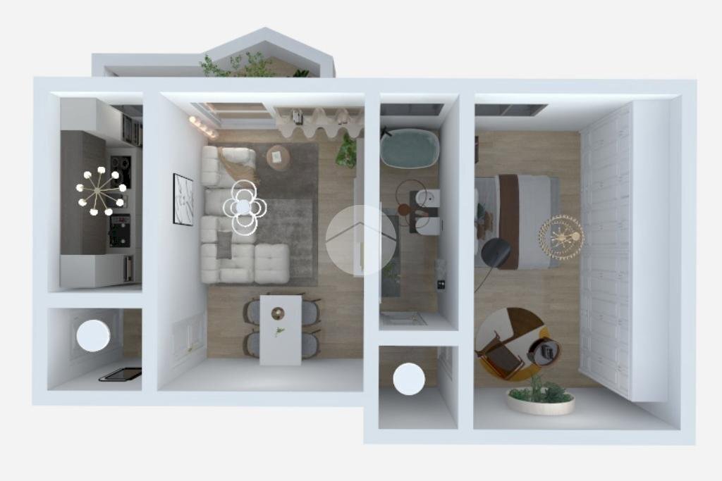 Bilocale Viale Ungheria, Milano - planimetria 1
