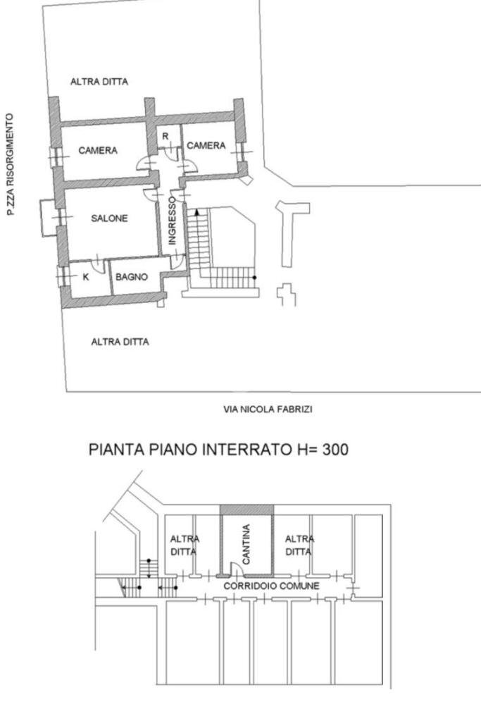 Quadrilocale Via Nicola Fabrizi, Torino (zona Campidoglio) - planimetria 1