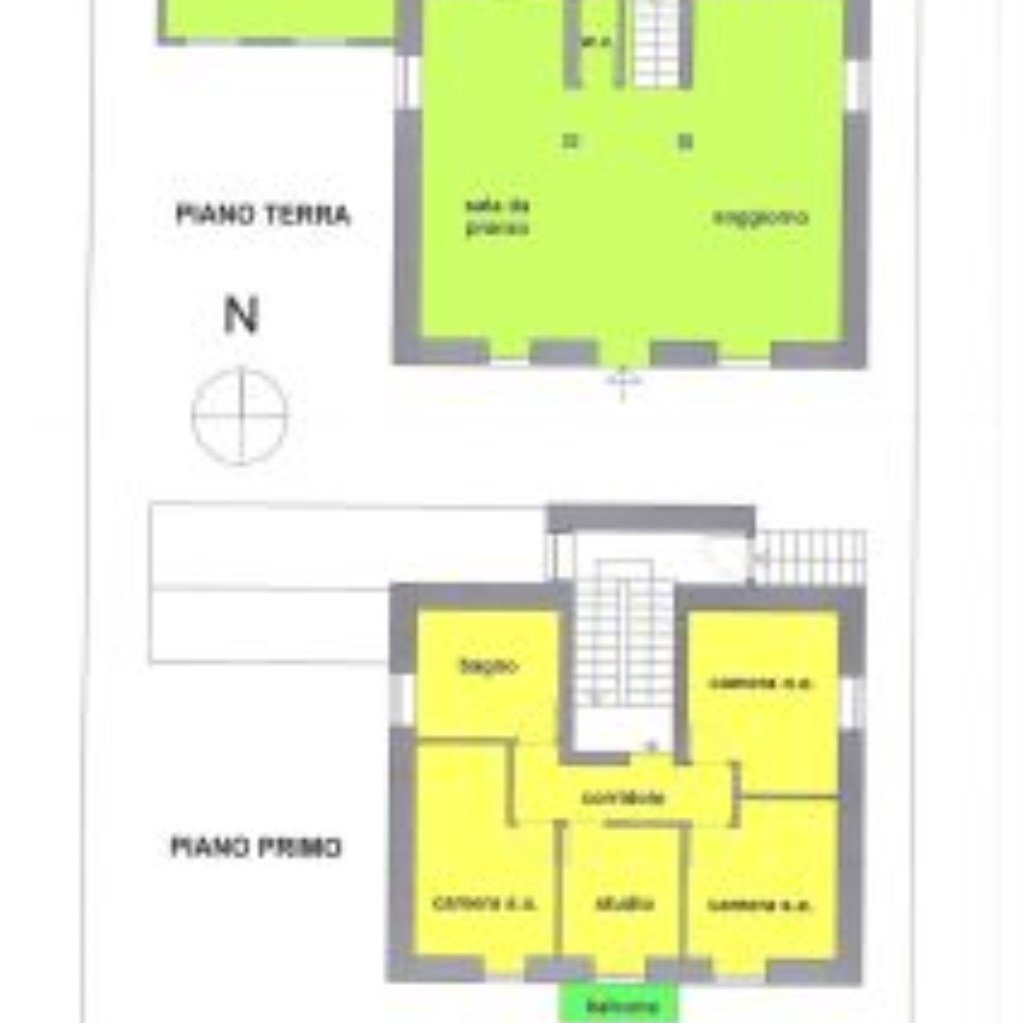 Casa indipendente Via Alessandro Volta, Sanremo - planimetria 1