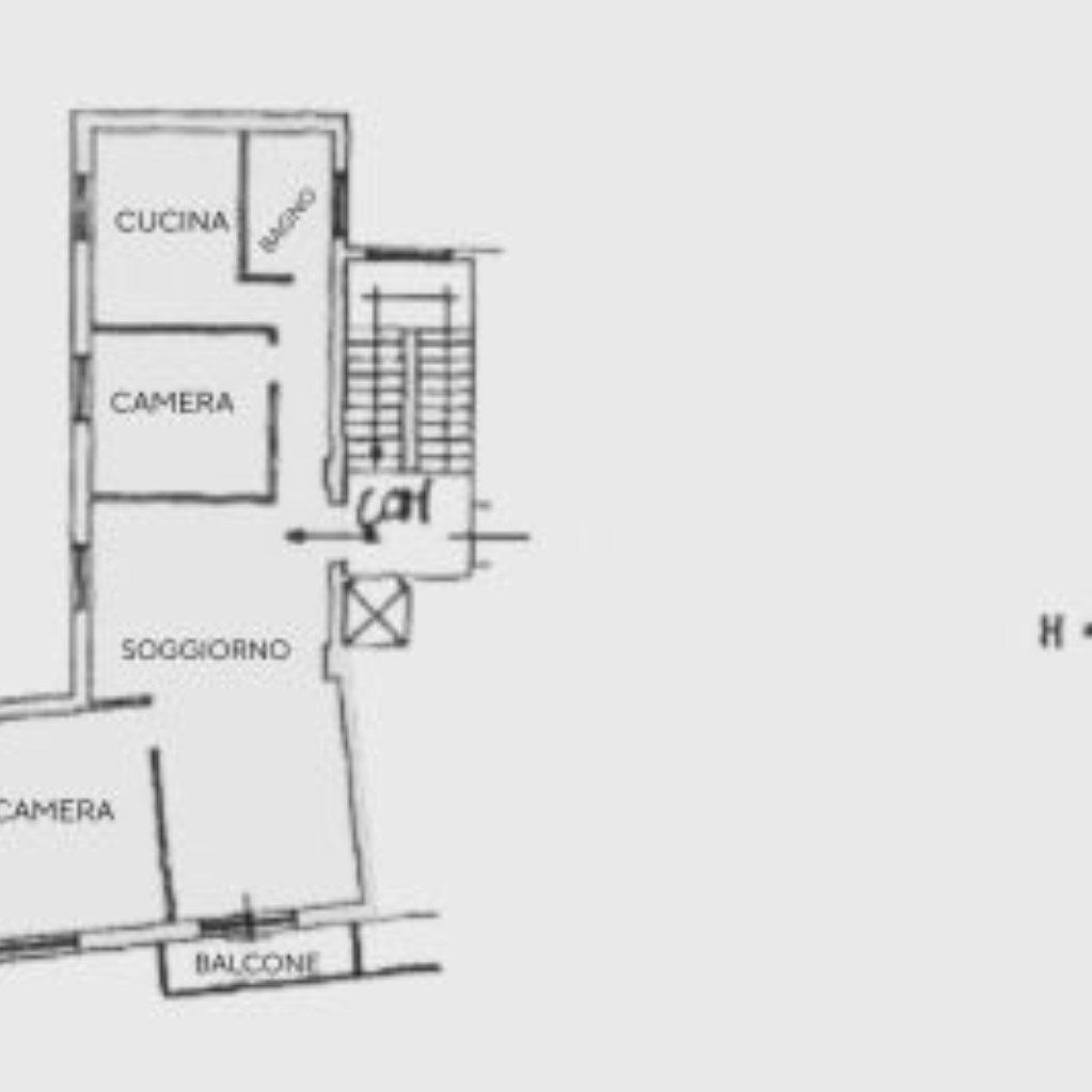Three-room apartment Via Fiume, Sanremo - floor plans 1