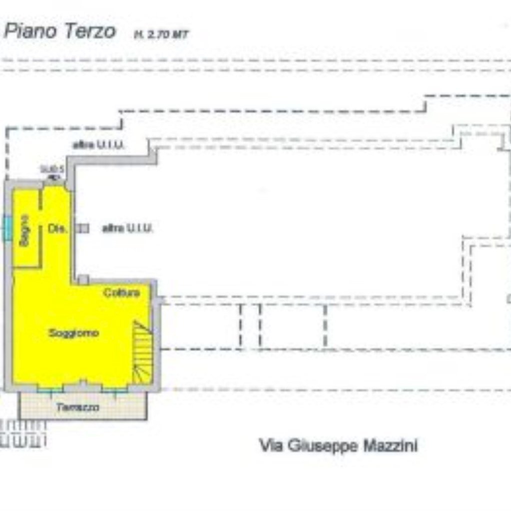 Four-room apartment Corso Giuseppe Mazzini, Sanremo - floor plans 1