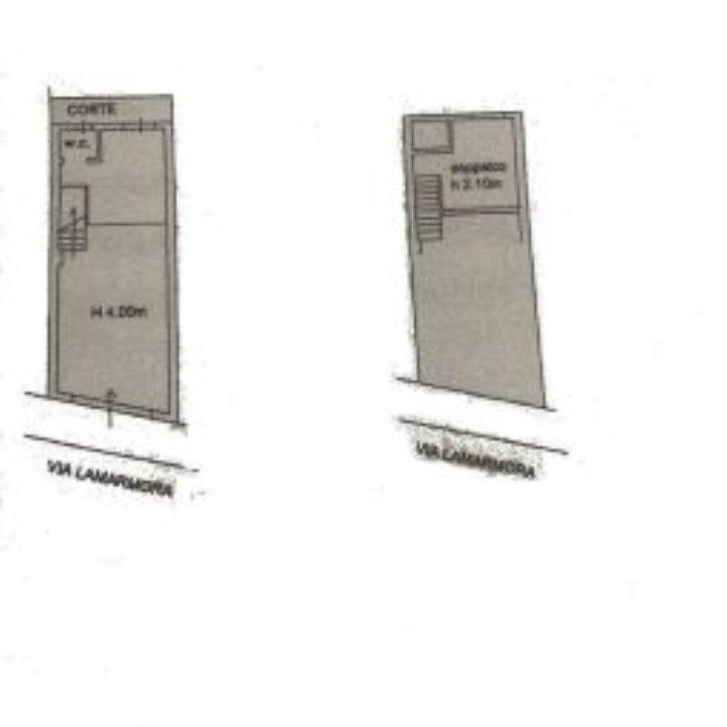 Shop Via Alfonso La Marmora, Sanremo - floor plans 1