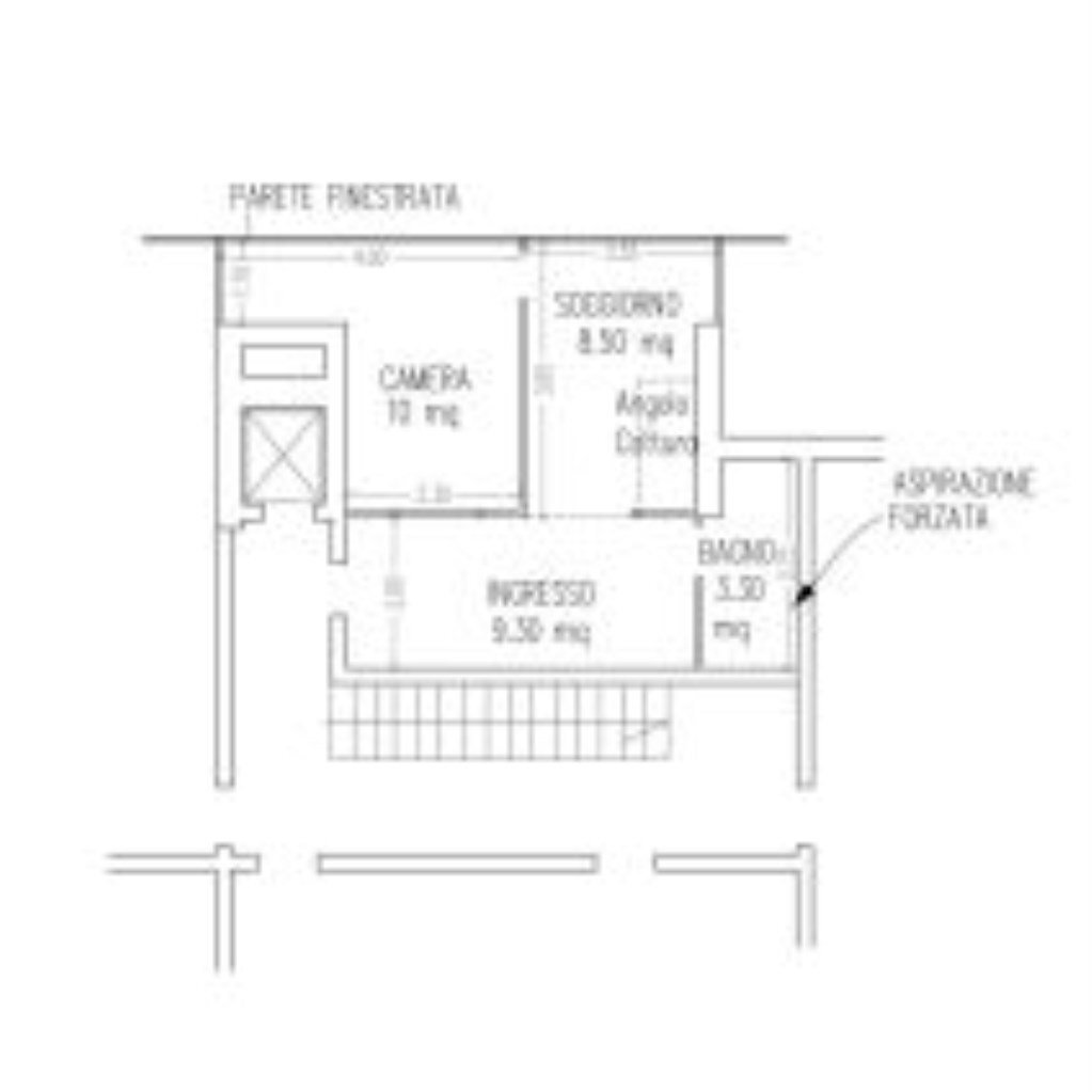 Two-room apartment Via Antonio Melandri, Sanremo - floor plans 1