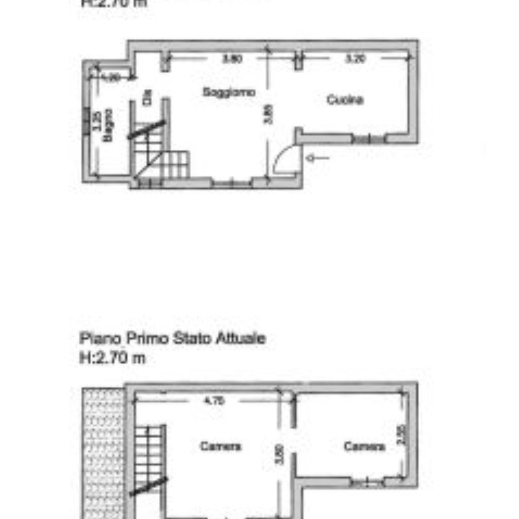 Independent house Strada San Romolo, 95, Sanremo - floor plans 1