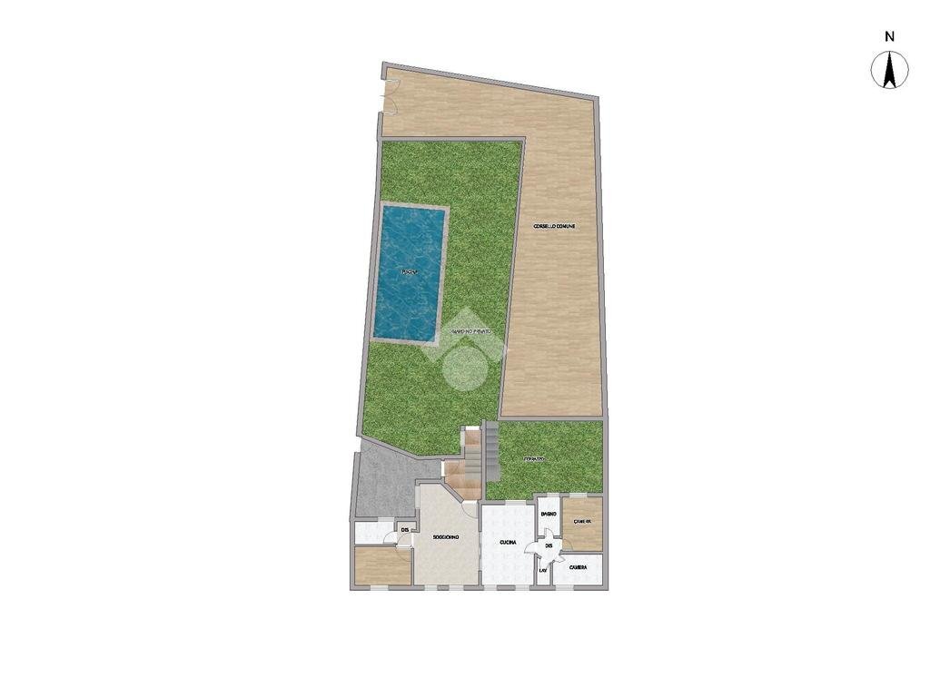 Four-room apartment Via Cusago, Bareggio - floor plans 1