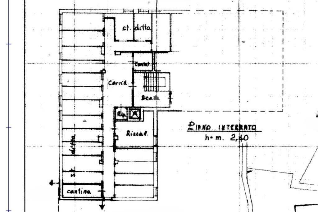 Four-room apartment Via Ponte Chiusella, Romano Canavese - floor plans 1