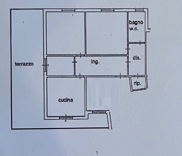 Four-room apartment Montelupo Fiorentino - floor plans 1