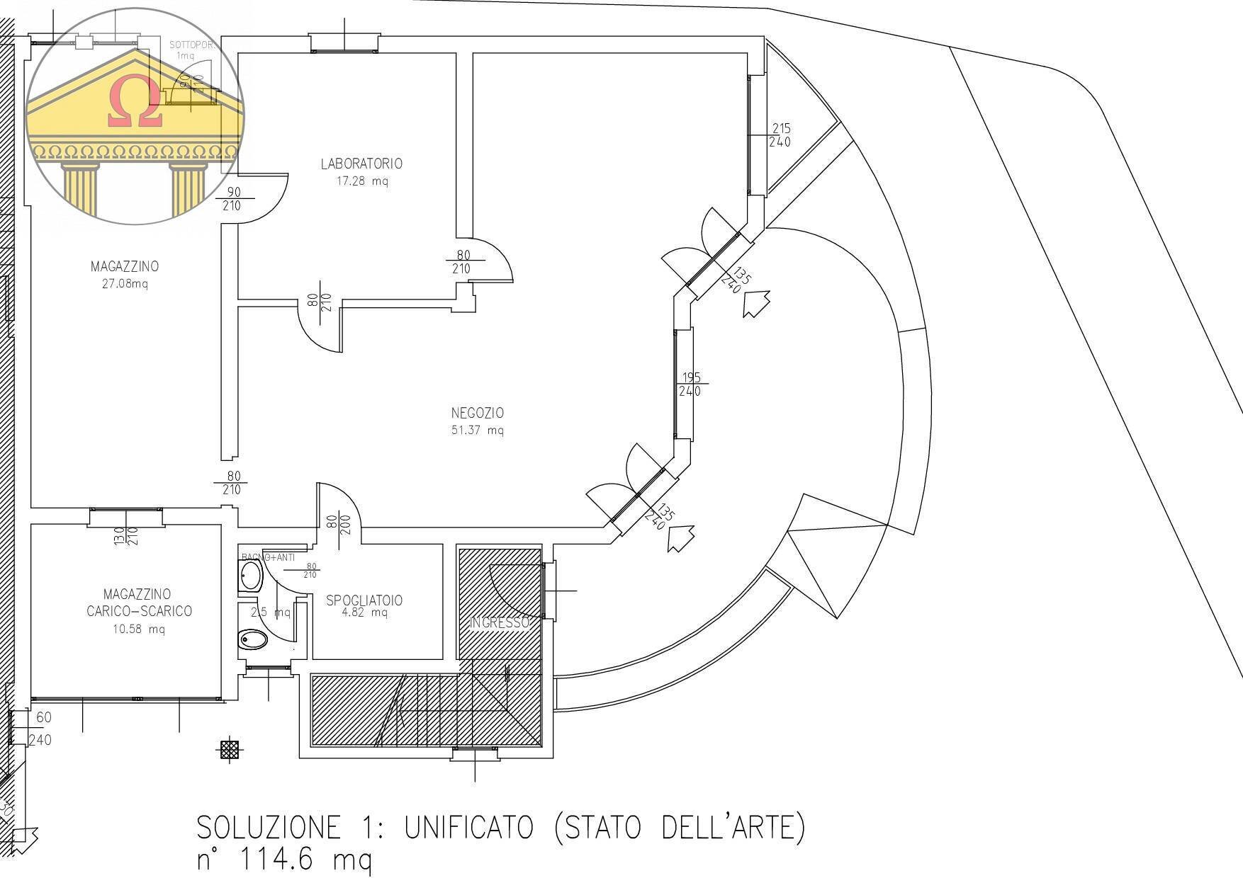 Foto 3 - Shop Maserada sul Piave - floor plans 1