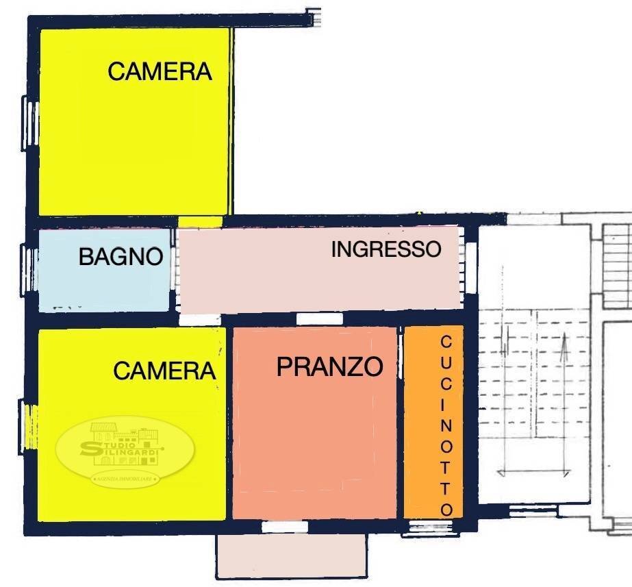 Foto 2 - Trilocale Via Costa
 
34, Sassuolo - planimetria 1