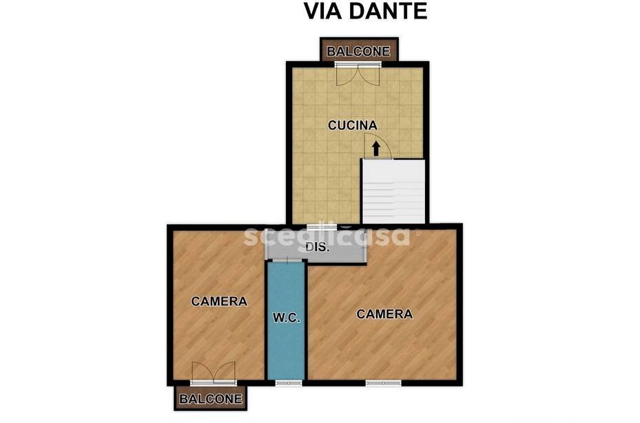 Foto 2 - Appartamento Via Dante
 
133, Carini - planimetria 1