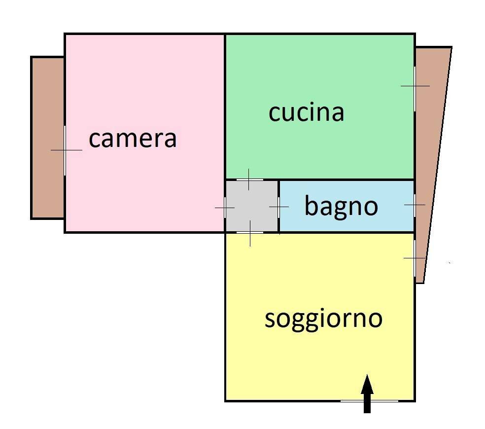 Foto 12 - Bilocale viale dei pini
 
19, Isola delle Femmine - planimetria 1
