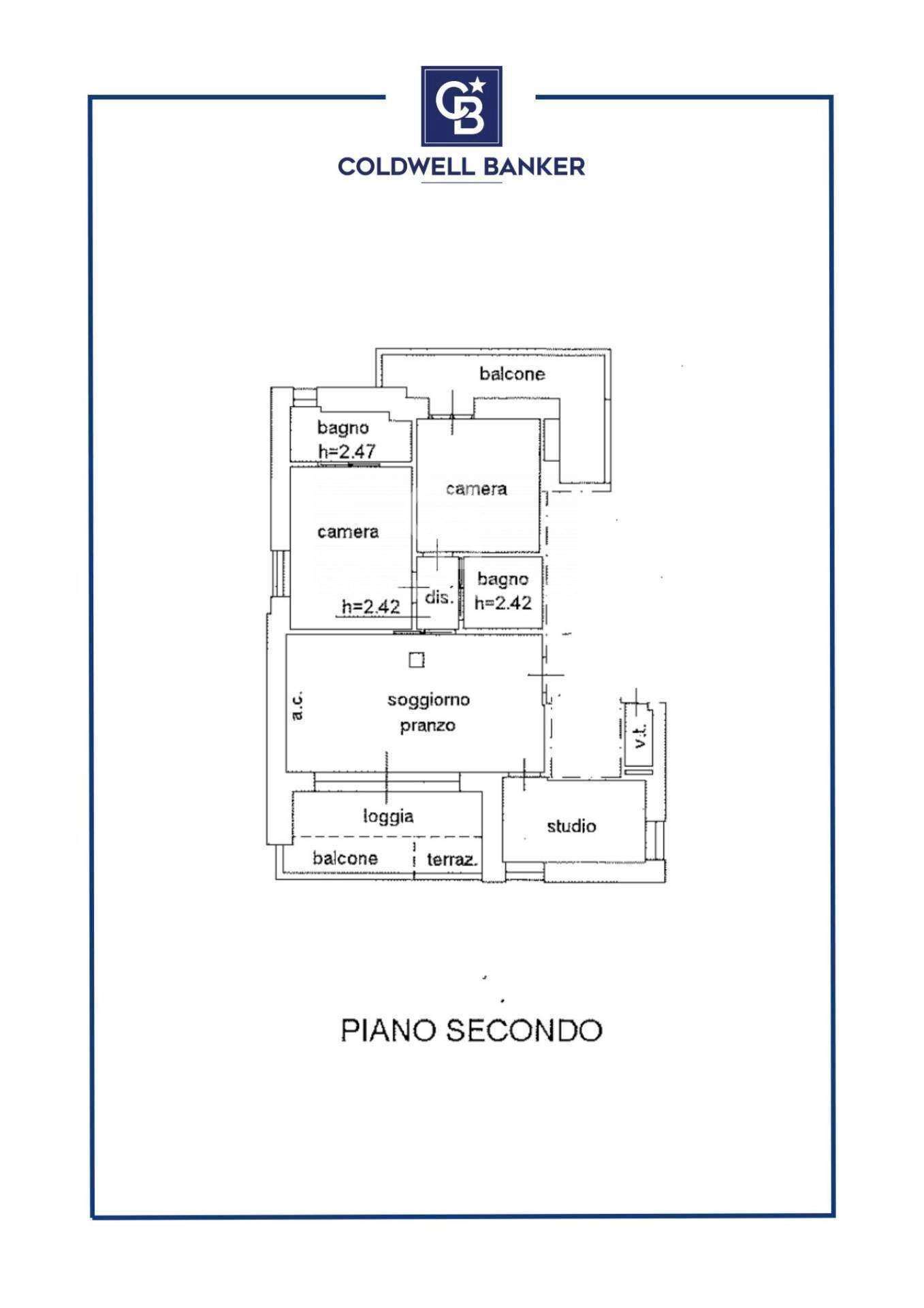 Foto 45 - Quadrilocale Viale Enrico Toti
 
7, Riccione - planimetria 1