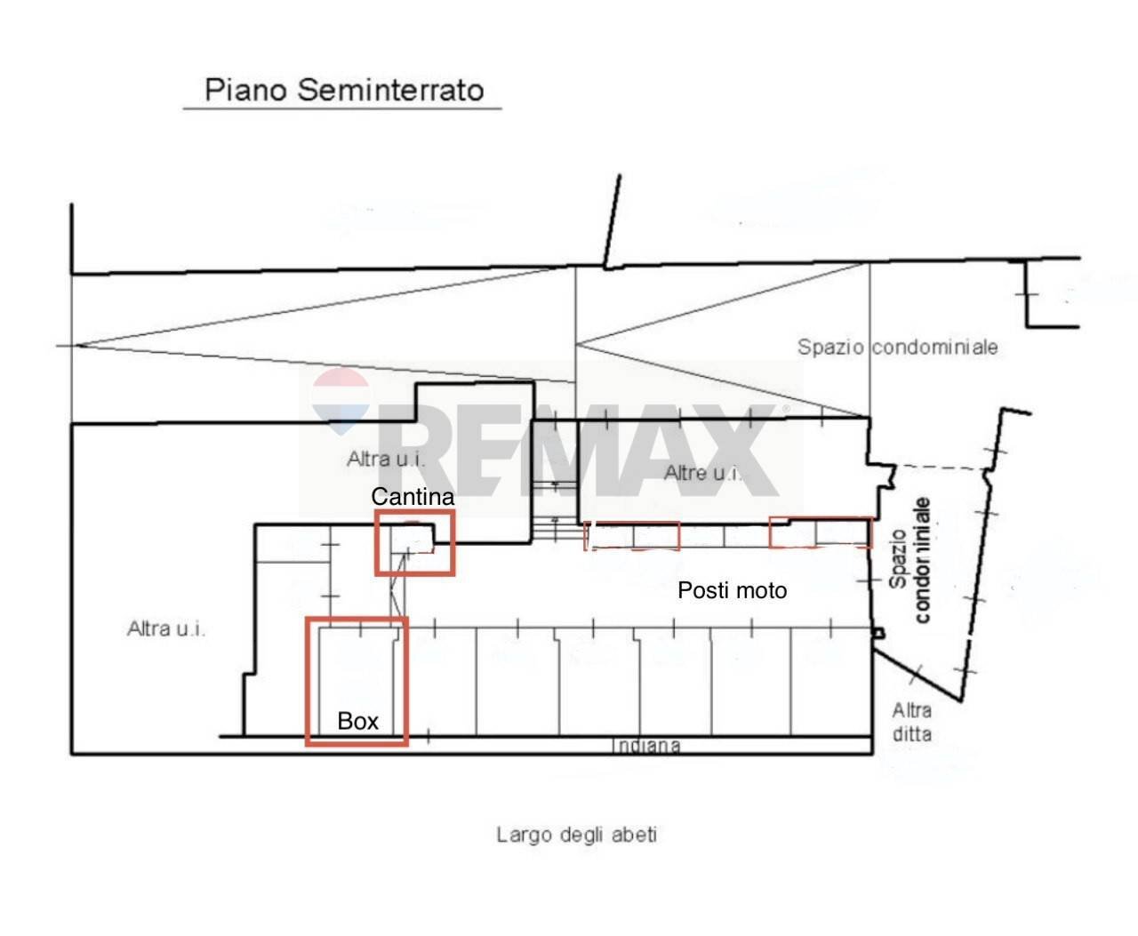 Pianta 2D - Box Via Marchese Ugo
 
80, Palermo - floor plans 1