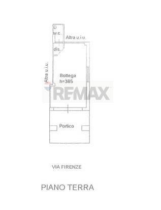 Pianta 2D - Locale Commerciale Via Firenze
 
97, Aci Castello - planimetria 1