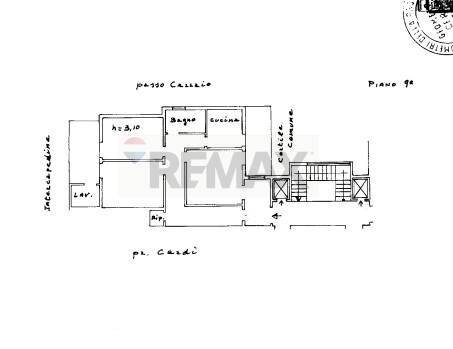 Pianta 2D - Quadrilocale Piazza Vincenzo Lanza
 
3, Catania - planimetria 1
