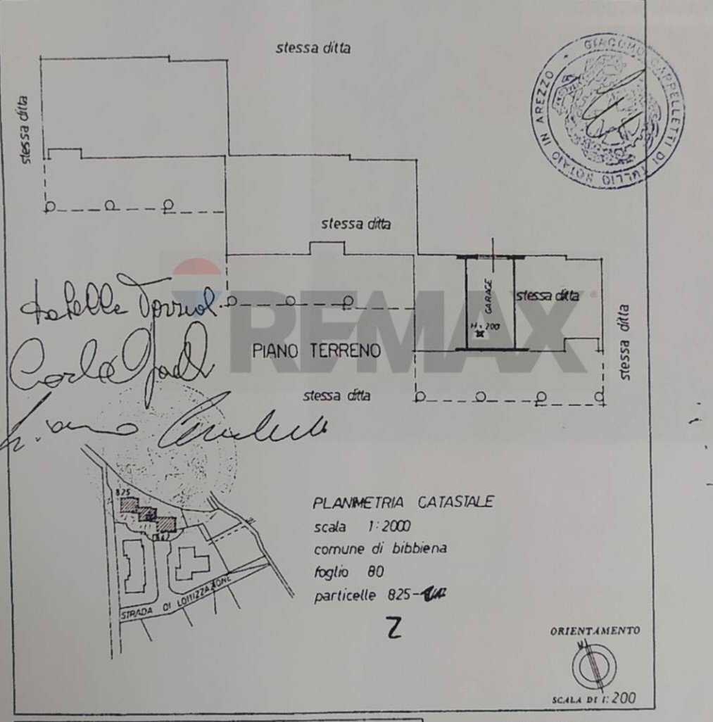 Pianta 2D - Four-room apartment Via Timossi
 
4, Bibbiena - floor plans 1