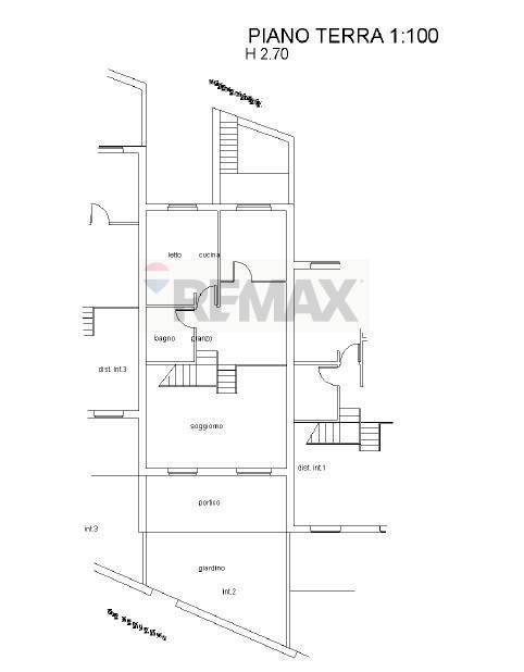 Pianta 2D - Villa a Schiera Via Onorato Carlandi
 
33, Manziana - planimetria 1