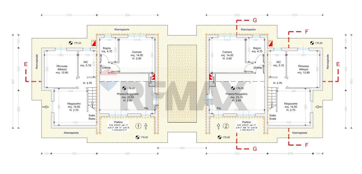 Pianta 2D - Terreno edificabile Strada romano di sotto - teverella, Perugia - foto 3