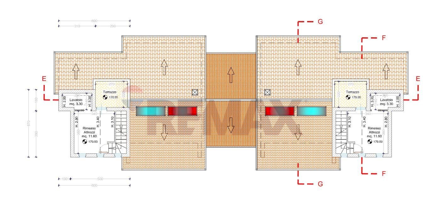 Pianta 2D - Building land Strada romano di sotto - teverella, Perugia - photo 3