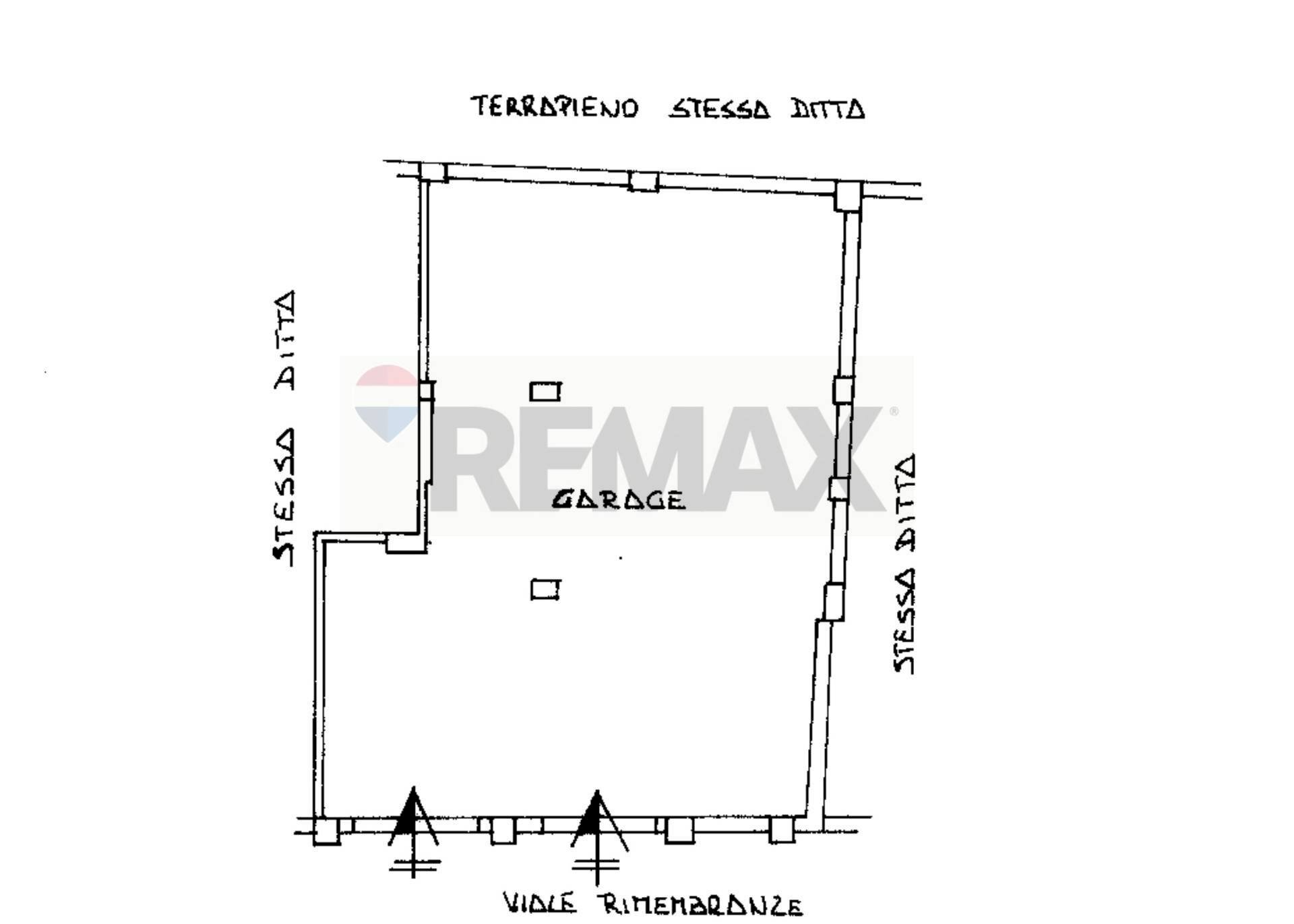Pianta 2D - Box via Rimembranze
 
70, Mineo - planimetria 1