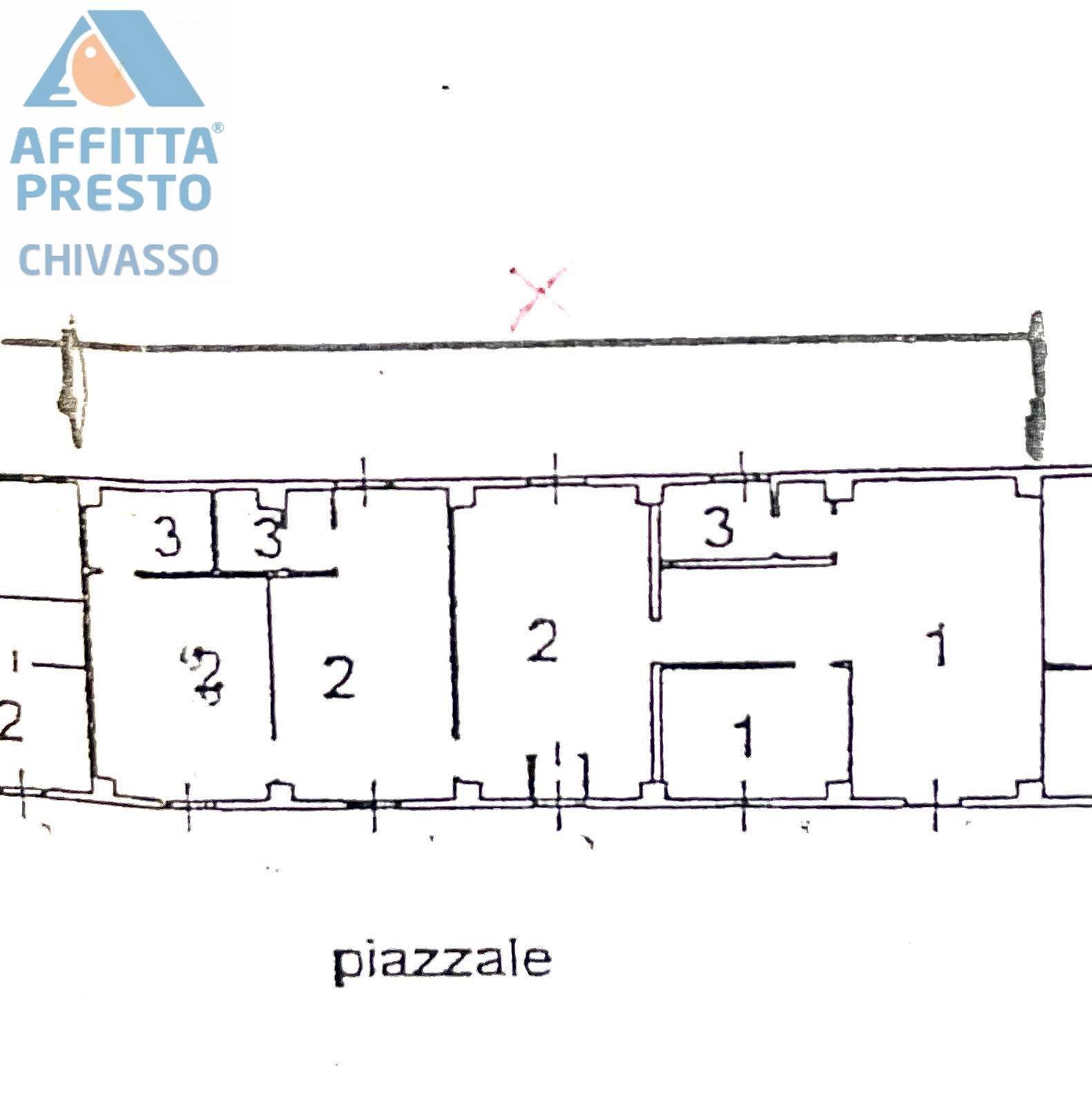 Foto 2 - Negozio Viale Cavour, Chivasso - planimetria 1
