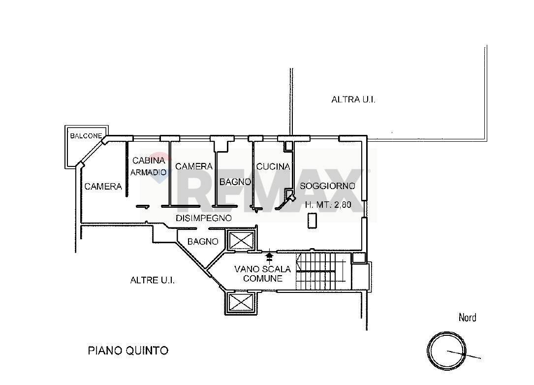 Pianta 2D - Four-room apartment VIALE VITTORIO VENETO
 
9, Gallarate - floor plans 1