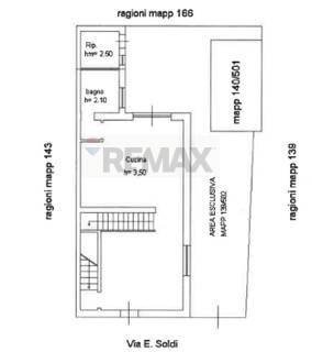 Pianta 2D - Casa indipendente Via Esilde Soldi
 
13, Cremona - planimetria 1