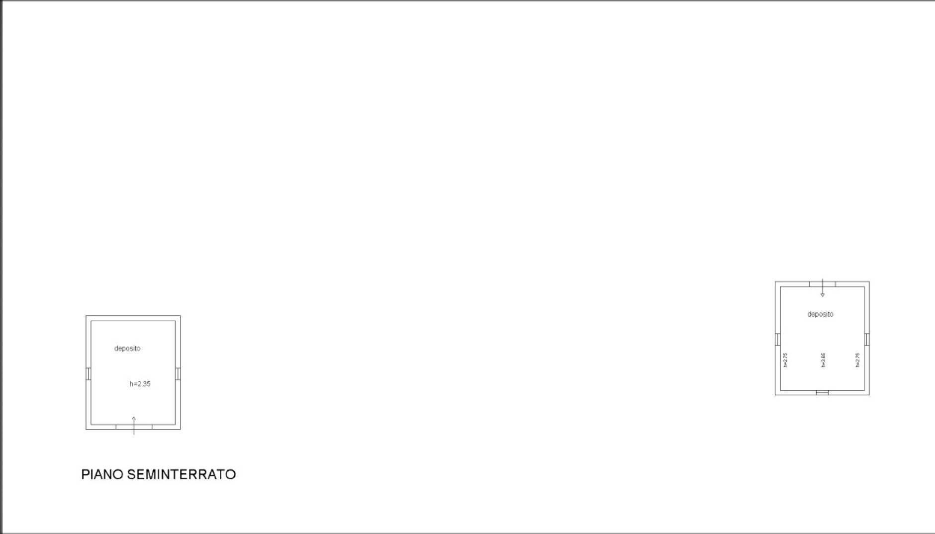 Rustico via Molino San Filippo, Osimo - planimetria 1