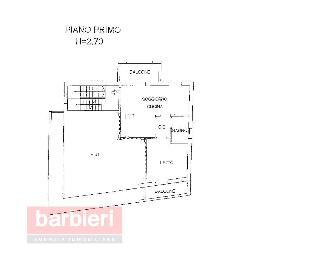 Foto 21 - Trilocale Via Pinta
 
282, Ravenna - planimetria 1