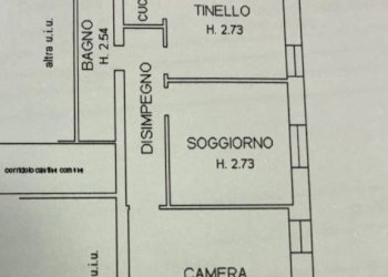 Planimetria - Trilocale via Augusto Murri, 106, Bologna (zona Murri) - foto 32