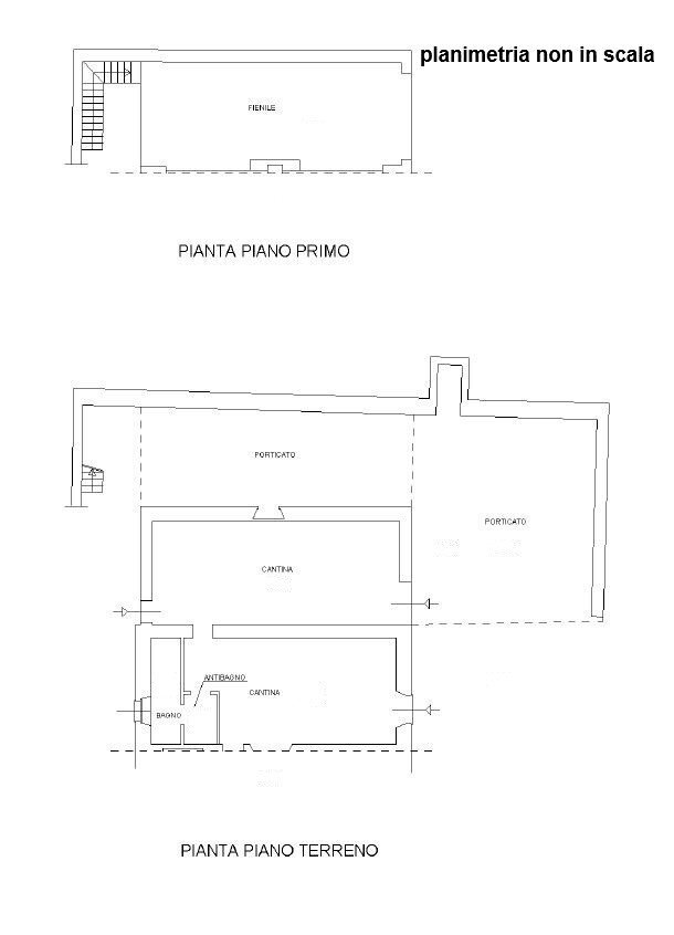 Villa via Roma, Orsara Bormida - planimetria 1