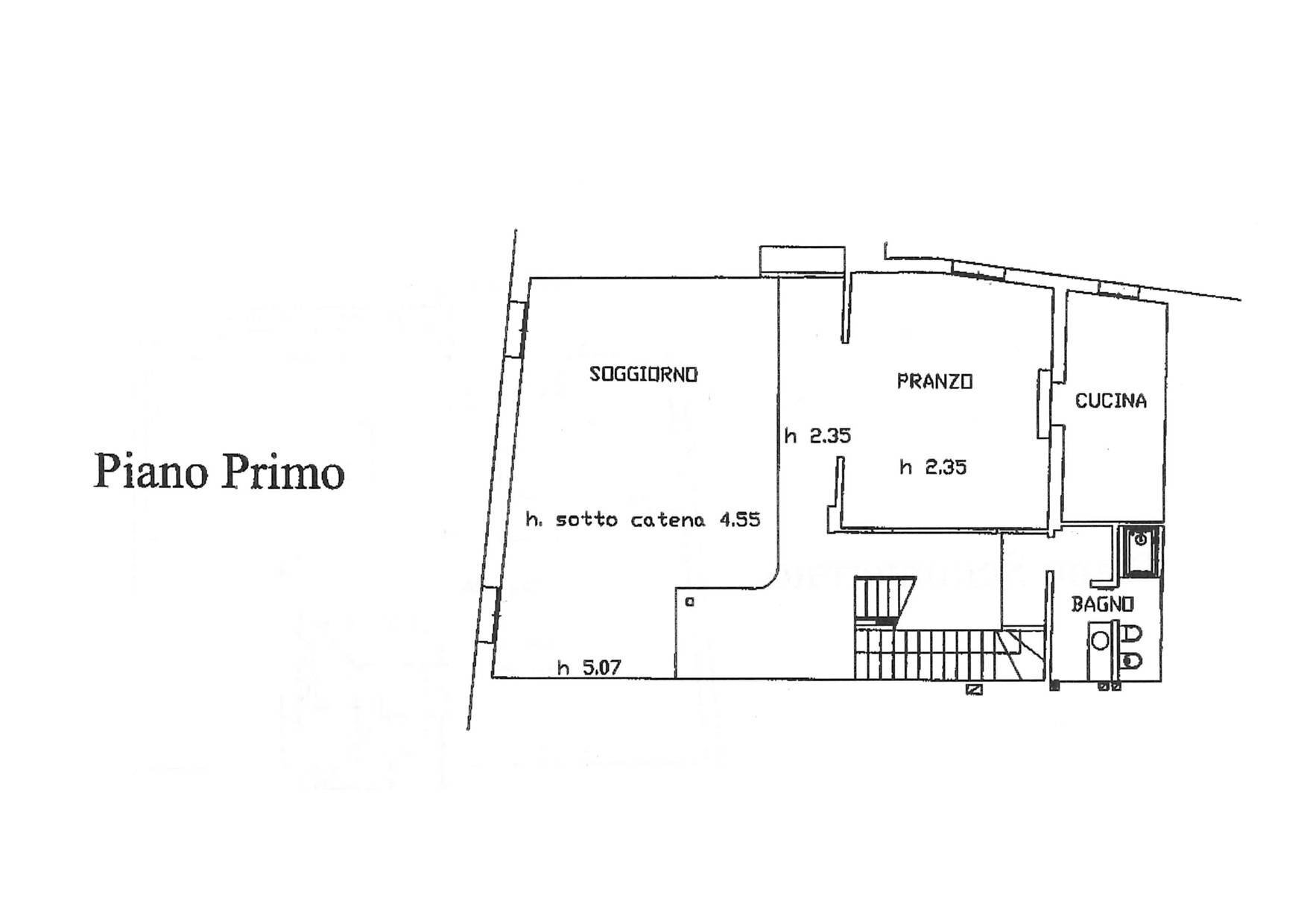 Independent house via Tagliapietre, Bologna (neighborhood Costa Saragozza) - floor plans 1