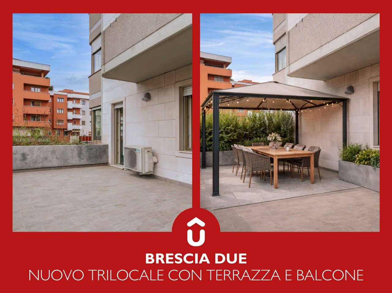 VISTA TERRAZZA - Trilocale Via Creta 72, Brescia - foto 1