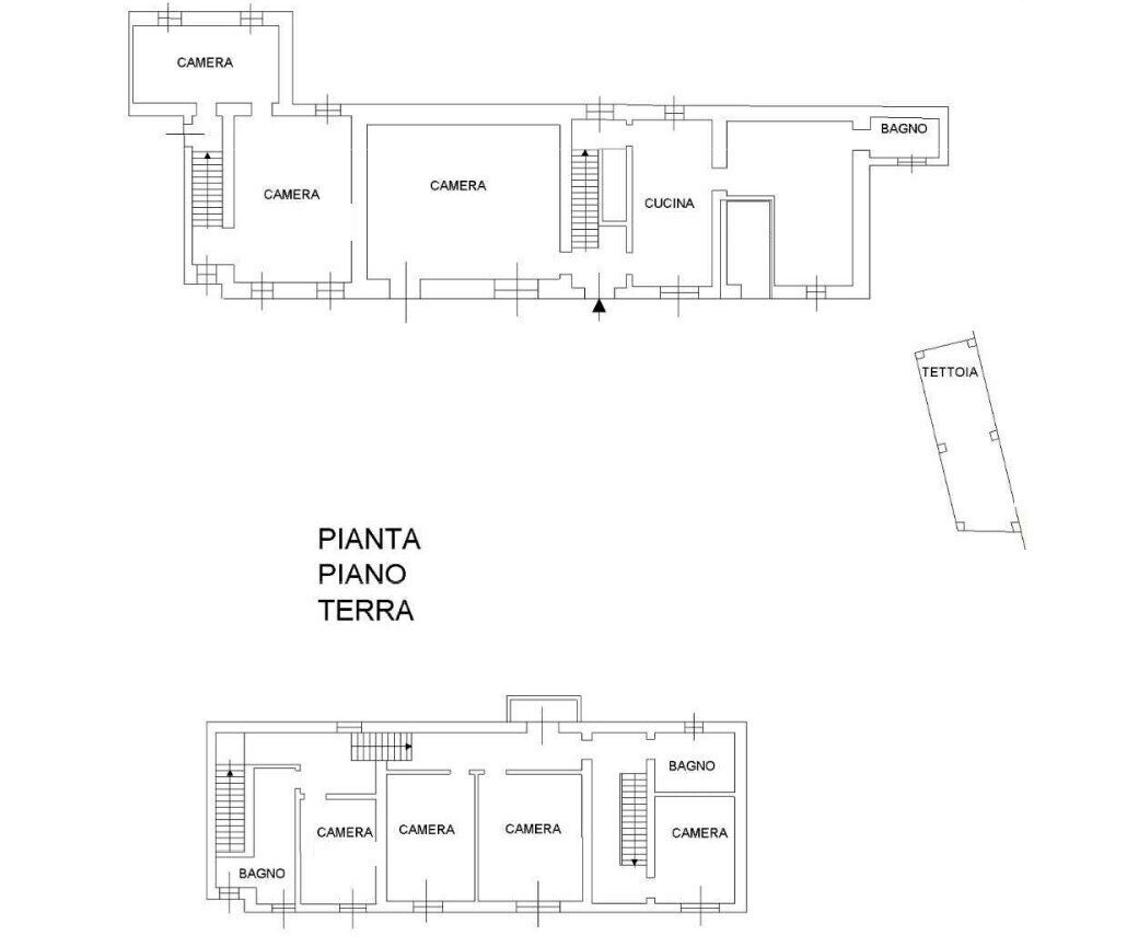 1.jpg - Terratetto - Terracielo all'asta Via Tortona 43, Sale - planimetria 1