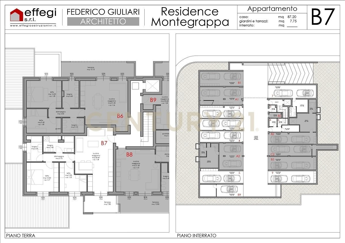 UNITA B7_page-0001.jpg - Trilocale Via Monte Grappa, Belfiore - planimetria 1