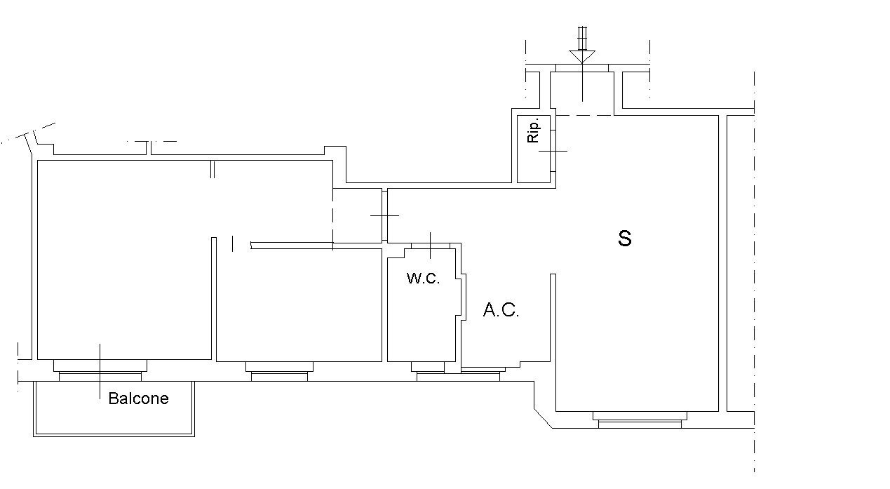 planimetria.jpg - Trilocale CIRCONVALLAZIONE NOMENTANA, Roma - planimetria 1