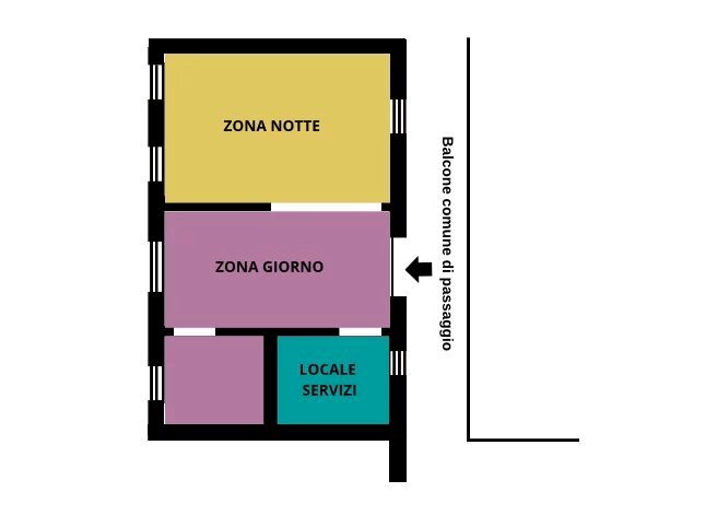 Bilocale Vico Sant'Agostino 7 Ventimiglia, Ventimiglia - foto 2