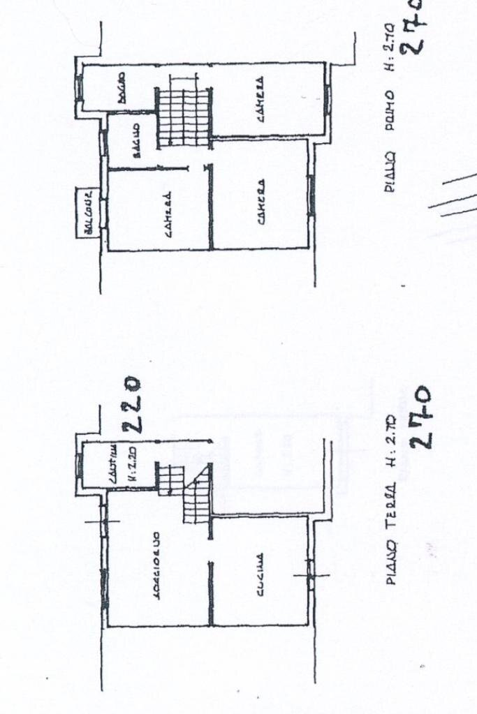 Villa a Schiera Via Aldo Moro, Valsamoggia (zona Albareto - Mulini Nuovi) - planimetria 1