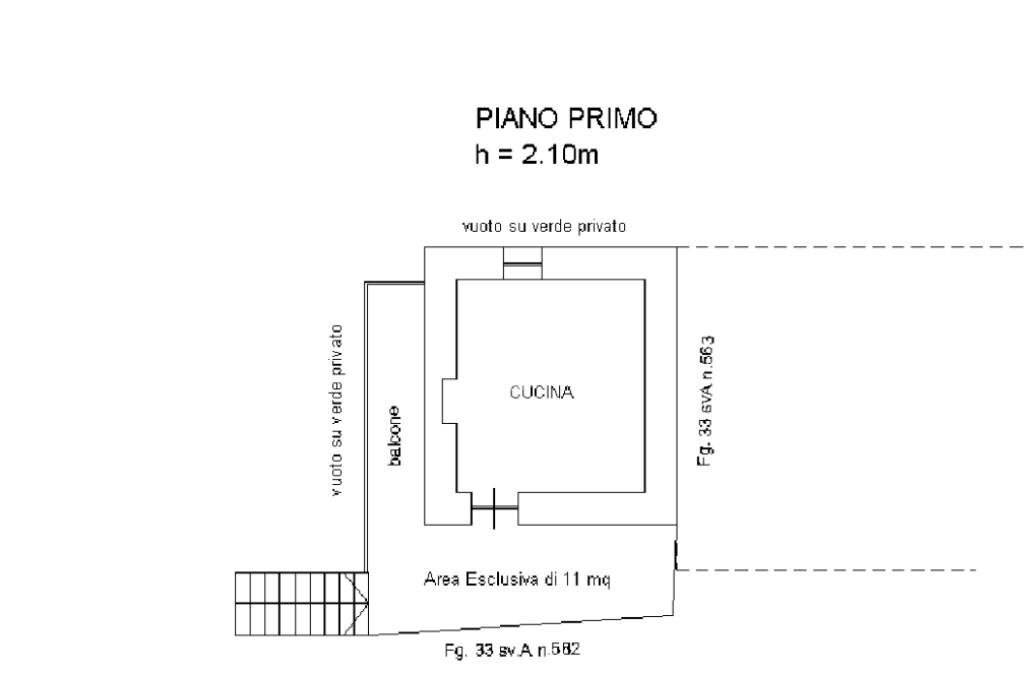 Appartamento Borgata tonda, Coazze - planimetria 1