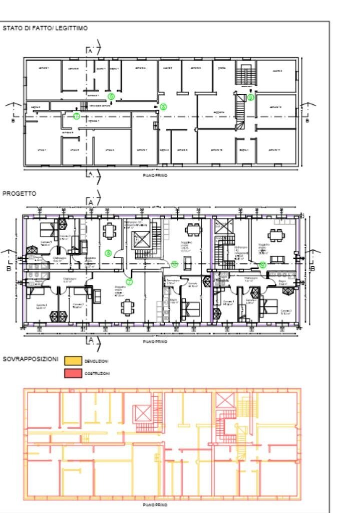 Stable - Palace Via Roma, Calderara di Reno - floor plans 1