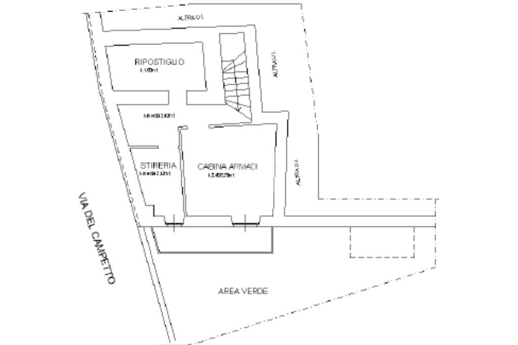 Semi-detached house Via Del campetto, Piossasco - floor plans 1
