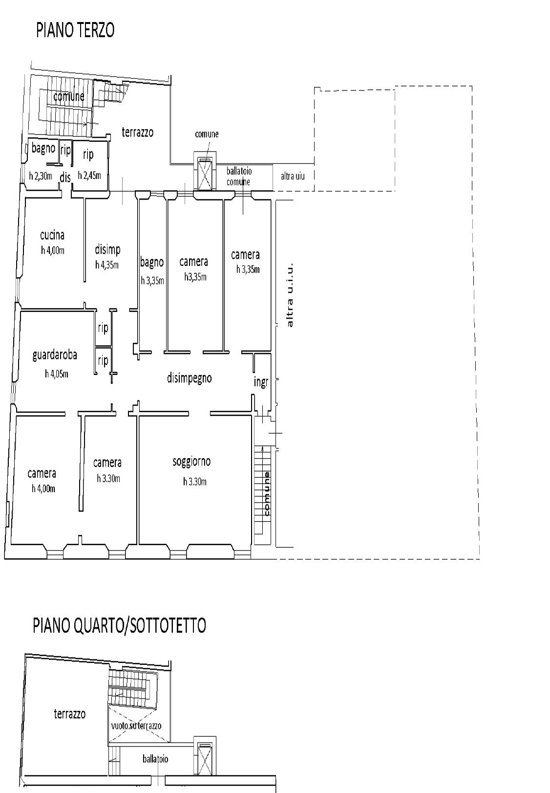 Apartment Imola - floor plans 1