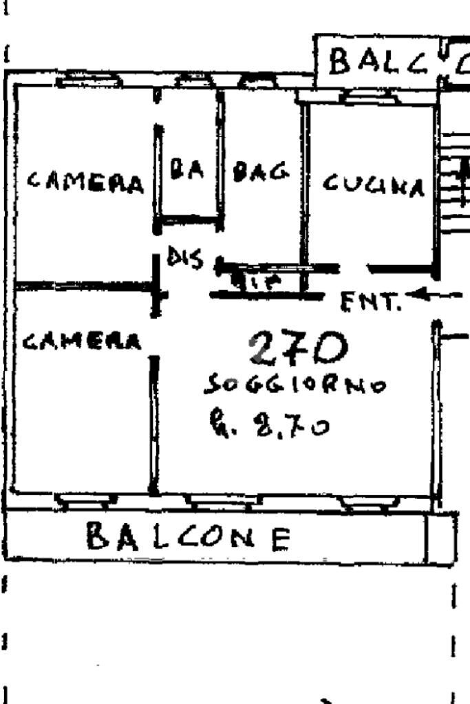 Quadrilocale Via tetto nuovo, Pino Torinese - planimetria 1