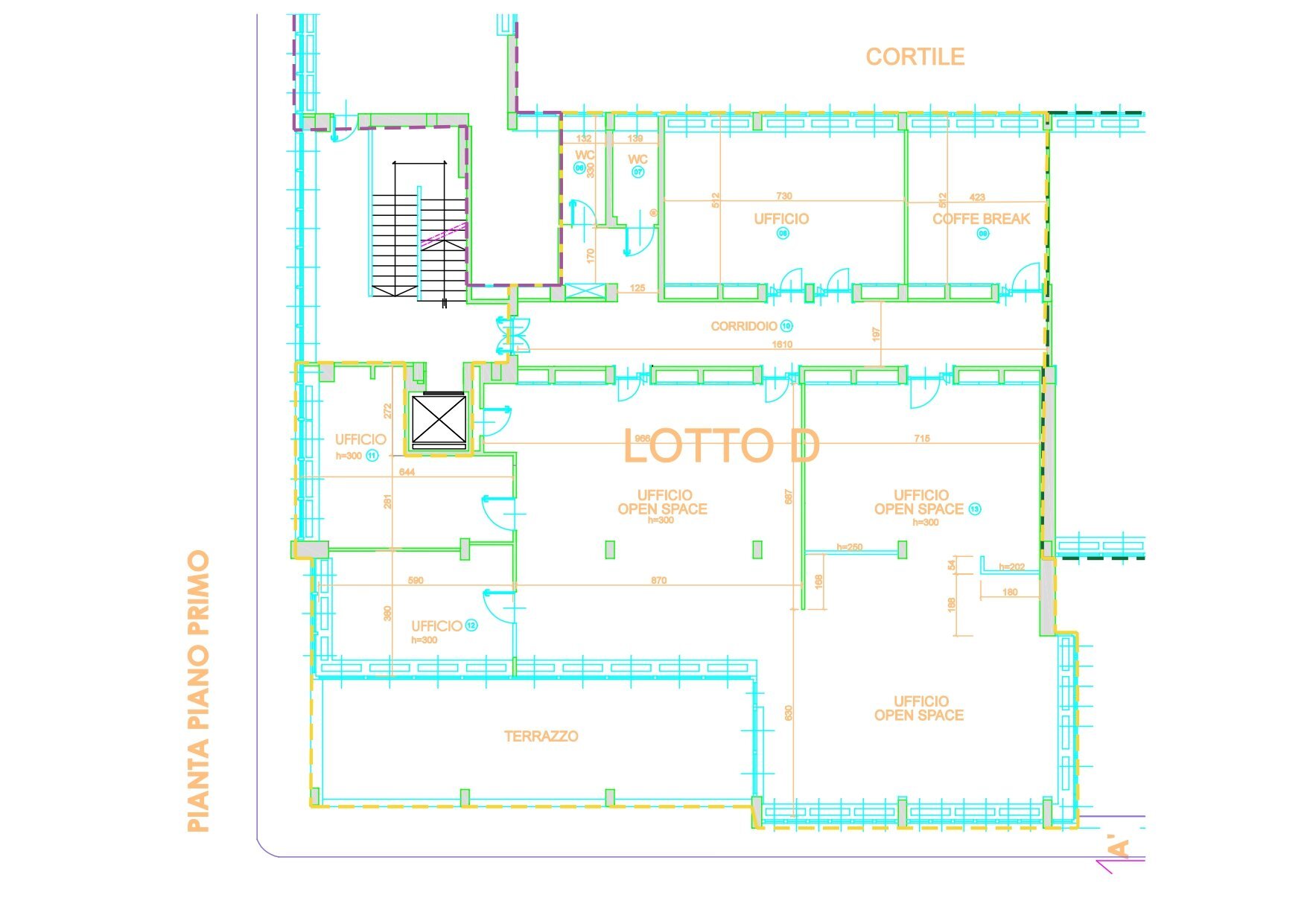 Planimetria - Locale Commerciale corso Trieste, Moncalieri - planimetria 1