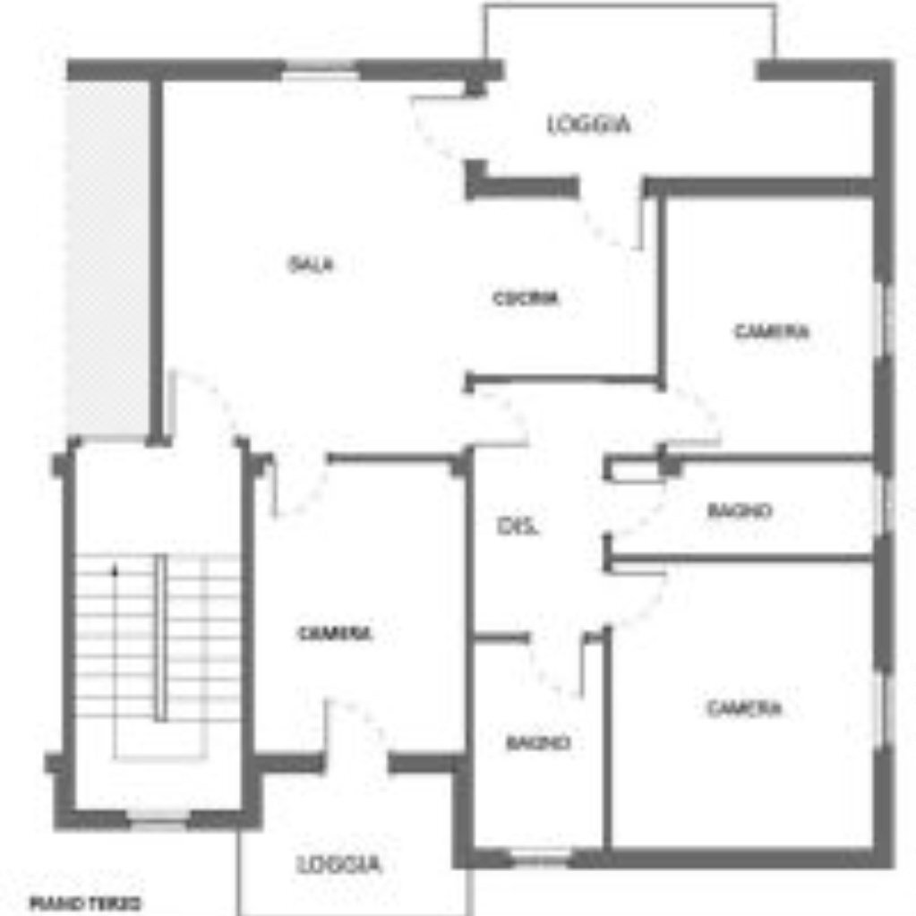 Apartment Via Ghiaradino, 1B, Granarolo dell'Emilia - floor plans 1