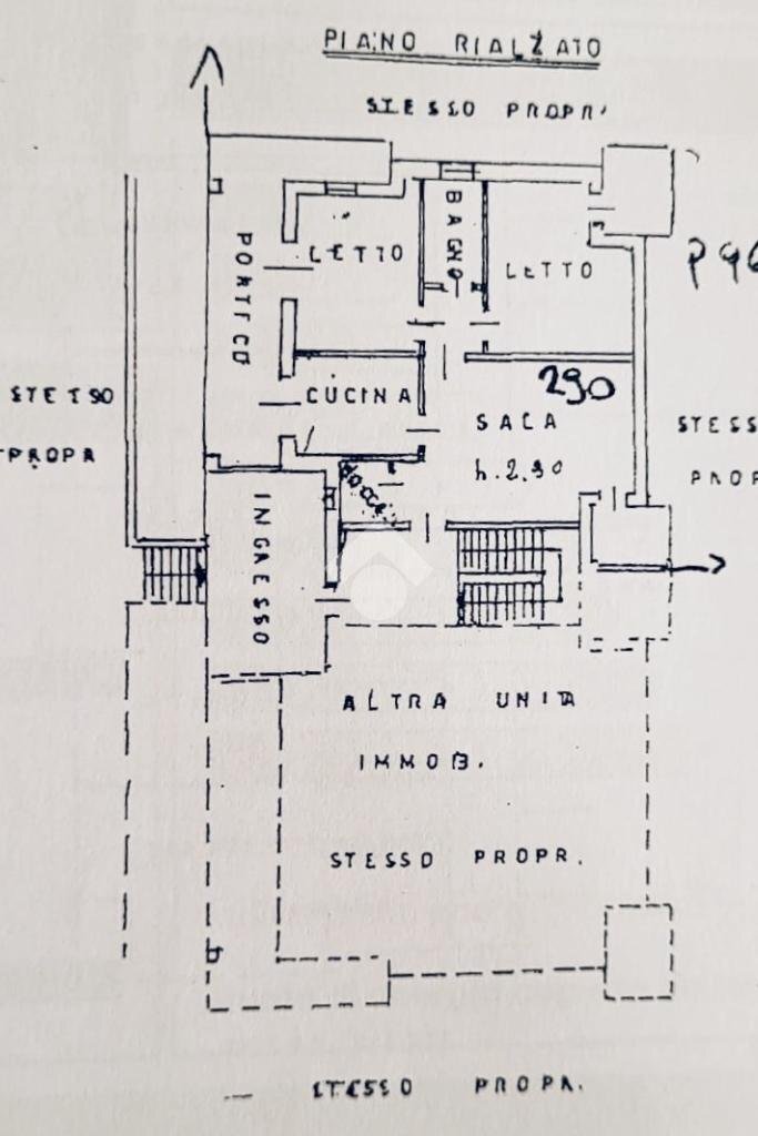 Four-room apartment Via Messina, San Benigno Canavese - floor plans 1